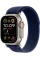 Apple Watch Ultra 2 49mm Natural Titanium Case with Blue Trail Loop M/L 2024